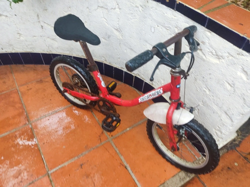 Bicicleta Infantil B'twin 14 Pulgadas Roja