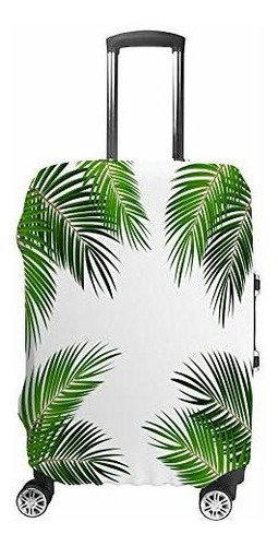 Maleta - Rashu Luggage Covers Palm Leaf Illustration Suitcas
