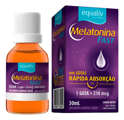 Melatonina Fast Equaliv 30ml Em Gotas - 750 Doses