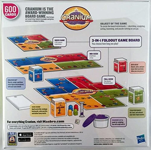 Tablero De Juego Cranium 3 En 1 (2014)