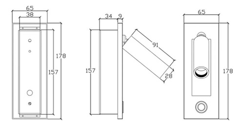 2 Luces De Lectura, Lámpara De Cabecera De Pared, Luz De Lec