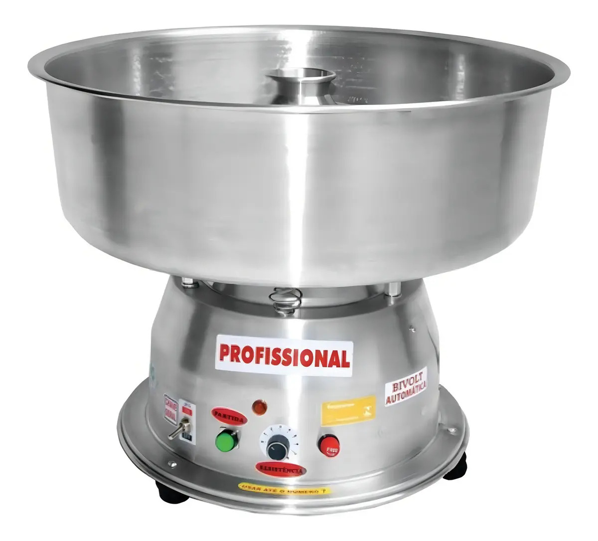 Máquina de Algodão Doce Ademaq Clean Profissional Bivolt Alumínio