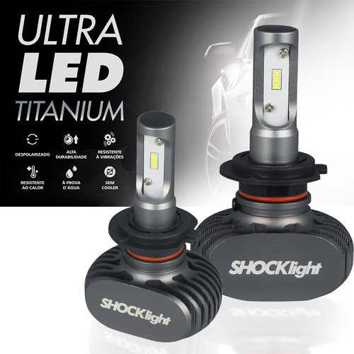 Ultra Led Shocklight H7 50w 6000k 10.000 Lumens Carro Moto