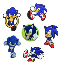 Comprar 6 Pines Broches De Sonic Sega Para Gorras Ropa Y Accesorios