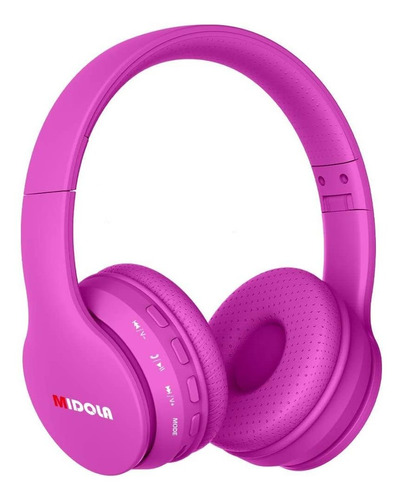 Auriculares Bluetooth Midola | Aux De 3,5 Mm | Rosa / Rojo