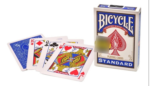 Domino Jumbo Cebra Deluxe + Baraja Bicycle Standard Azul