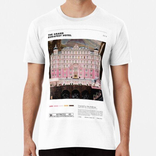 Remera The Grand Budapest Hotel - Cartel Minimalista Algodon