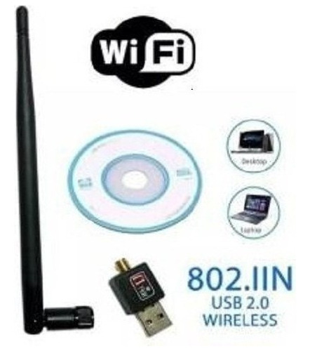 Antena Adaptador Receptor Wifi Usb Antena 1200mbps 802.iin