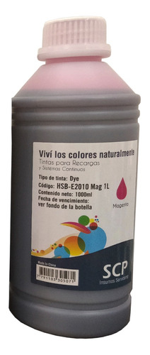 Tinta Scp Alternativa Para Epson Dye 1 Litro - Scp