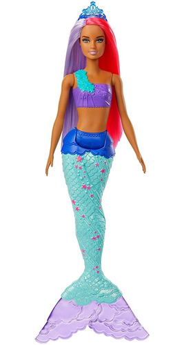 Boneca Barbie Dreamtopia Sereia De Cauda Azul Mattel Gjk07