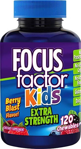 Focus Factor Kids Super Fuerte Vitaminas Para La Memoria 120