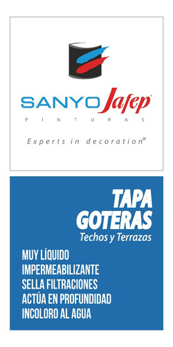 Tapa Goteras 4lt Techos Terrazas Promo 40% Off 2da Uni Envío