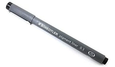 Staedtler Pigmento Liner 0.3mm Tinta Negro [pack De 2]