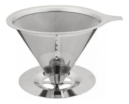 Coador Filtro Para Café Aço Inox Permanente M - 123 Util