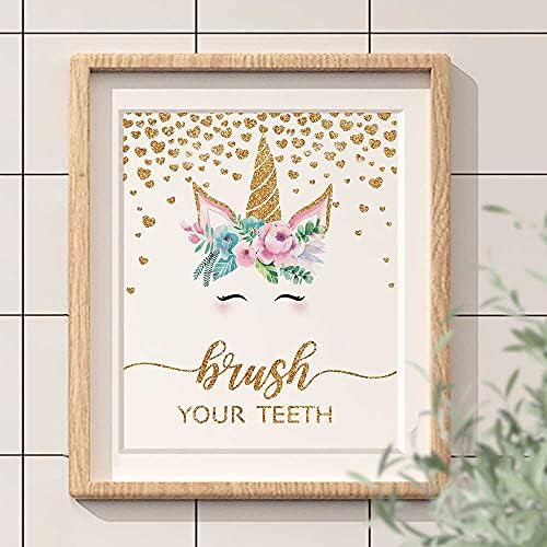 Decoración De Baño De Unicornio, Divertido Unicornio Con Tem