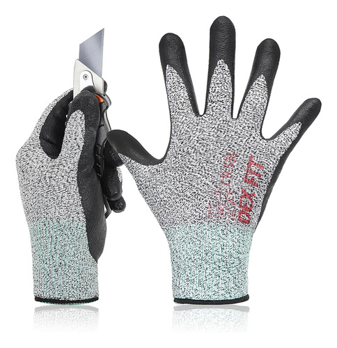 Level 2 Cut Resistant Gloves Cr533 Firm Nonslip Grip; T...
