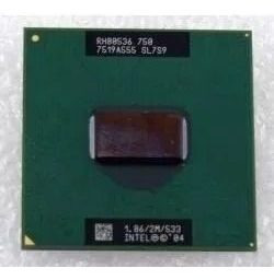 Processador Notebook Intel Sl7s9 1.86 Ghz Ppga478 E Pbga479