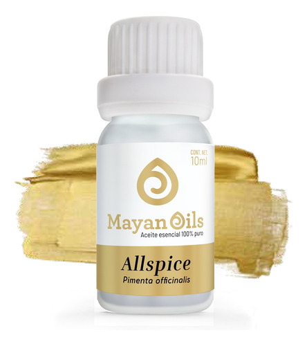 Mayan Oils Aceite Esencial All Spice 100 Puro Natural 10 Ml