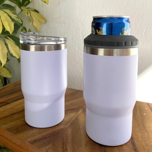 Termo Acero Inoxidable Porta-latas 355 Ml Doble Pared