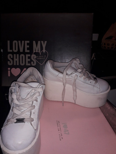 Zapatillas Plataforma 47street Talle 35