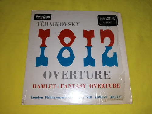 Acetato Tchaikovsky 1812 Overture Hamlet-fantasy Overture