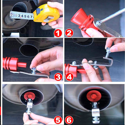 Silbato De Escape Mofle Colilla Sonido Turbo Para Auto Moto
