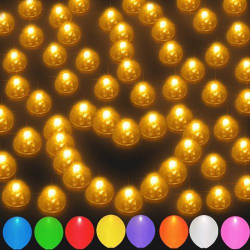 50 Luces Led Blancas Cálidas Impermeables Para Decoración