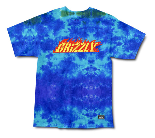 Polera Grizzly  Hot Rod Ss Tee   - Tie Dye