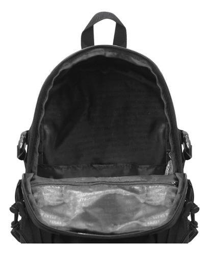 Mochila Tactica Militar Molle Reforzada Trekking Seguridad Color Negro Modelo 15814