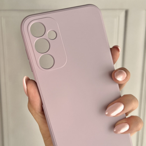 Funda Silicona Cubre Cámara Para Samsung Linea- Coolcase Púrpura A36