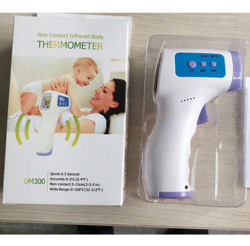 Termómetro Digital Infrarroja Temperatura Bebe Adulto Dm300