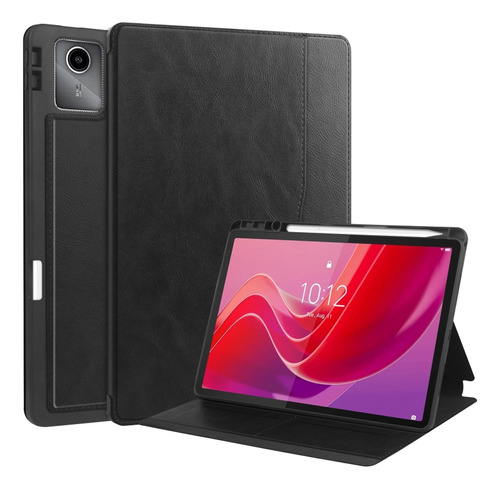 Funda De Piel De Color Negro Para Lenovo Tab M11/xiaoxin Pad