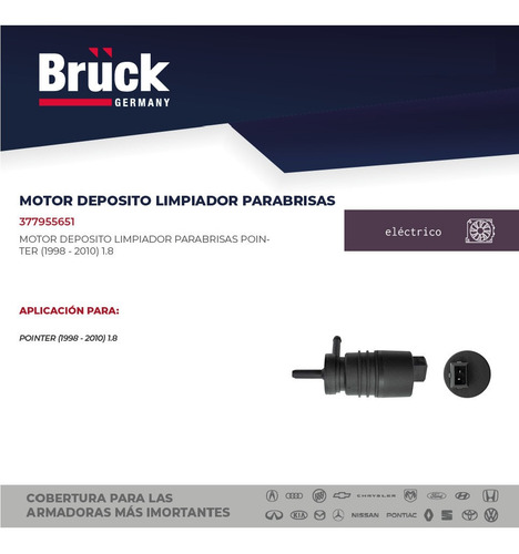 Motor Bomba Chisguetero Limpiaparabrisa Pointer Pickup 2001