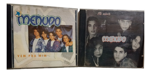 Menudo Cd Vem Pra Mim (brazil ) + 15 Años Coleccionables  