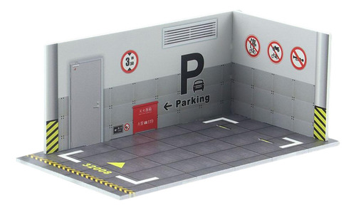 2 Piezas 1/32 Diecast Car Parking Mini Car Garage Estilo A