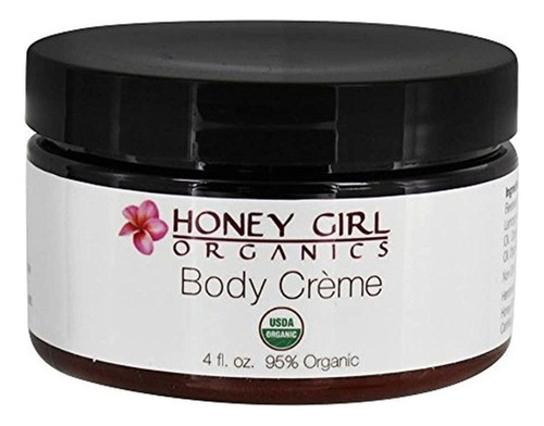 Honey Girl Organics Body Creme, 4.0 Onza Liquida