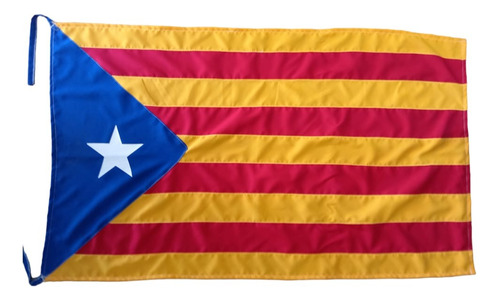 Bandera De Cataluña, Toda Hecha De Costuras, Calidad Oficial