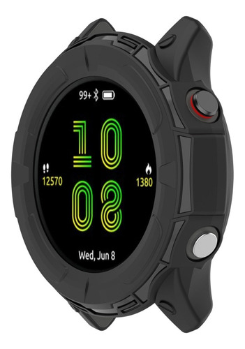 Funda Protectora De Tpu Negra For Garmin Forerunner 255s