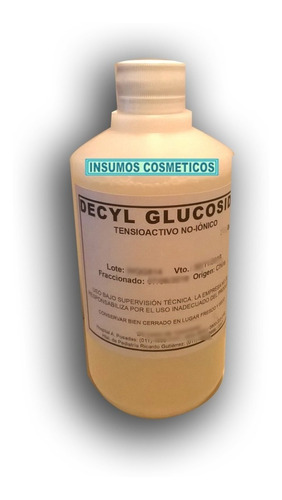 Decyl Glucosido Tensioactivo Vegetal Eco Cert 500grs Envios