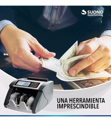 Máquina Cuenta Dinero Suono Snof-0001 Detecta Billete Falso