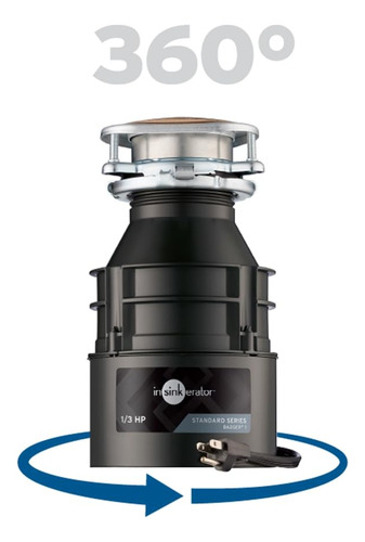 Triturador De Basura Insinkerator Badger De 1 1/3 Hp Con Cab