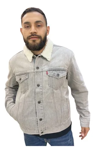 Chaqueta Hombre Levis Ovejera Jean Original Peluche Cl sica 594.000
