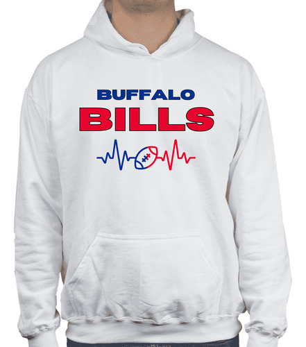 Sudadera Futbol Americano - Capucha - Buffalo Bills