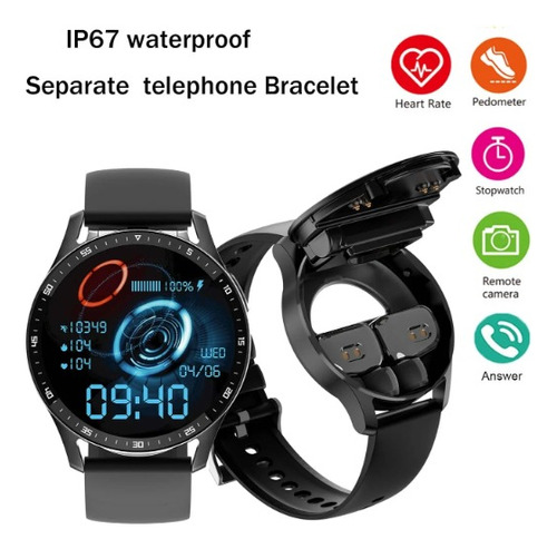 Reloj Smart Watch Built In X7 + Audifonos Inalambricos