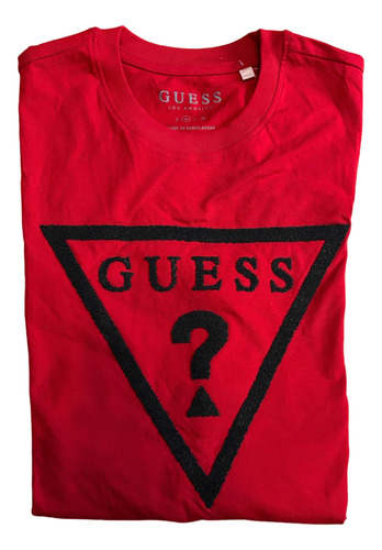 Remeras Guess ( Originales Immportadas) Triangle Red