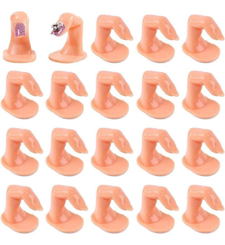 50 Piezas Dedos De Uñas Practica Para Diseños Uñas Muestrio