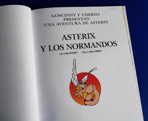 Libro Comic Asterix Y Los Normandos - Ed Tapa Dura - Nuevo