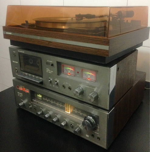 Som System Modulado 3x1 Sharp Sms 300b Vintage/revisado/top (Usado)