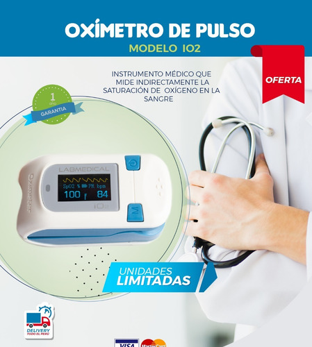Oximetro De Pulso Envio Gratis A Todo Peru!! 1 Año Garantia