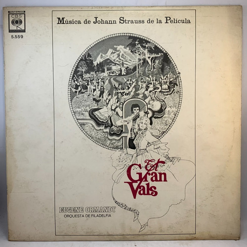 El Gran Vals - Johann Strauss Soundtrack - Ormandy Vinilo Lp